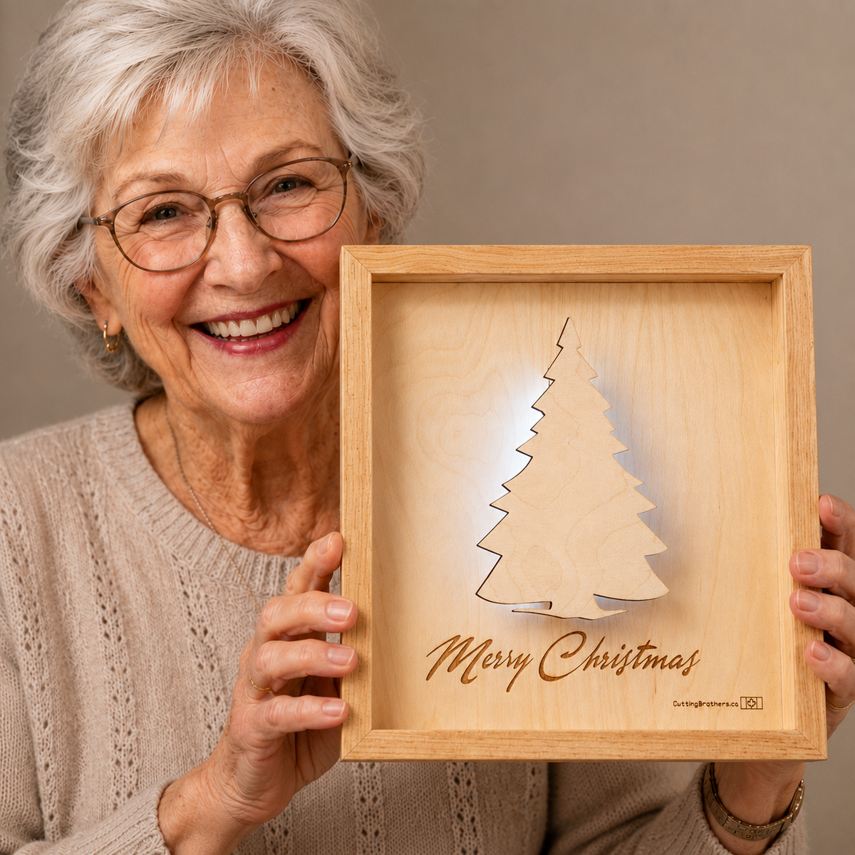 CHRISTMAS TREE Merry Christmas LED LIGHT - Version S