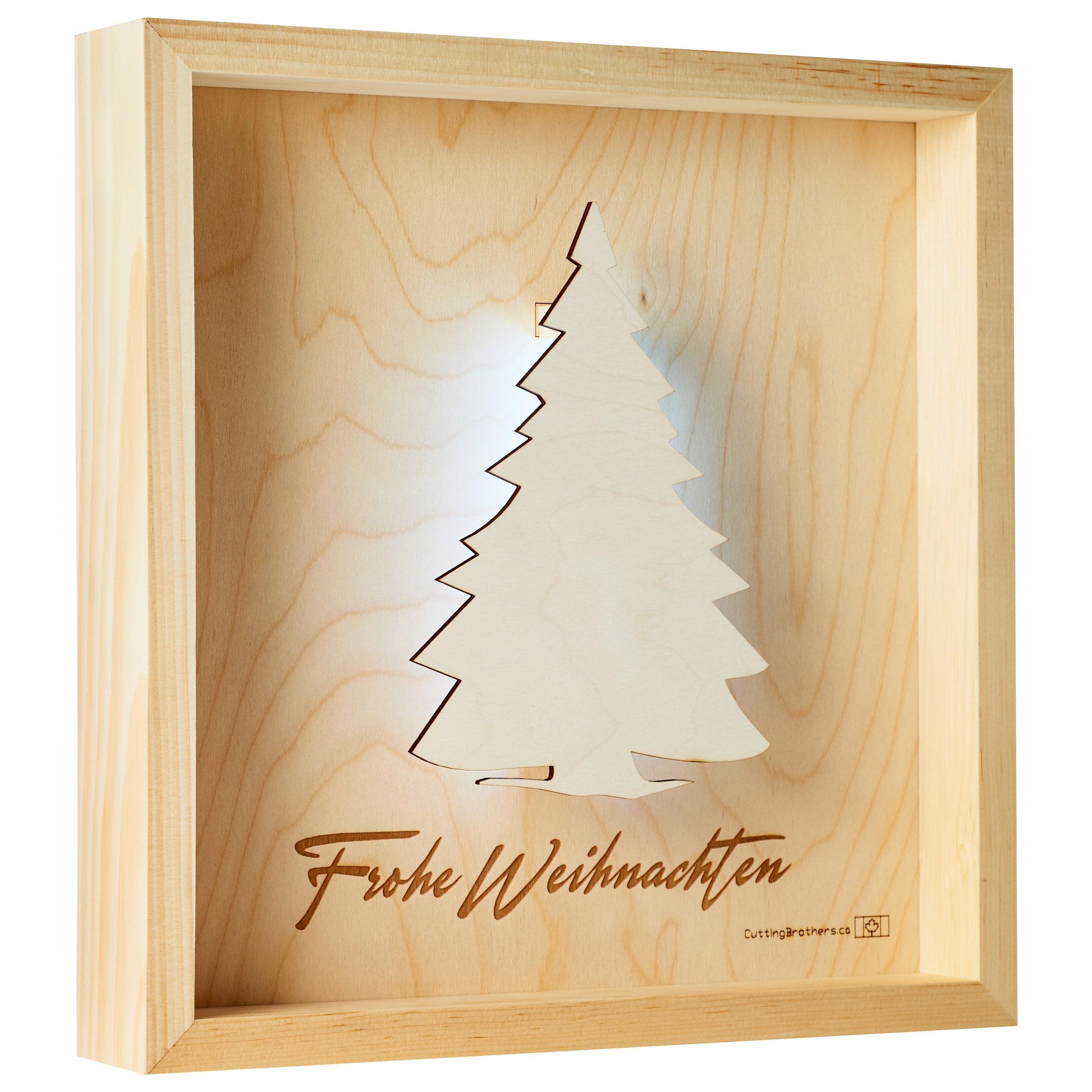 CHRISTMAS TREE Frohe Weihnachten LED LIGHT - Version S