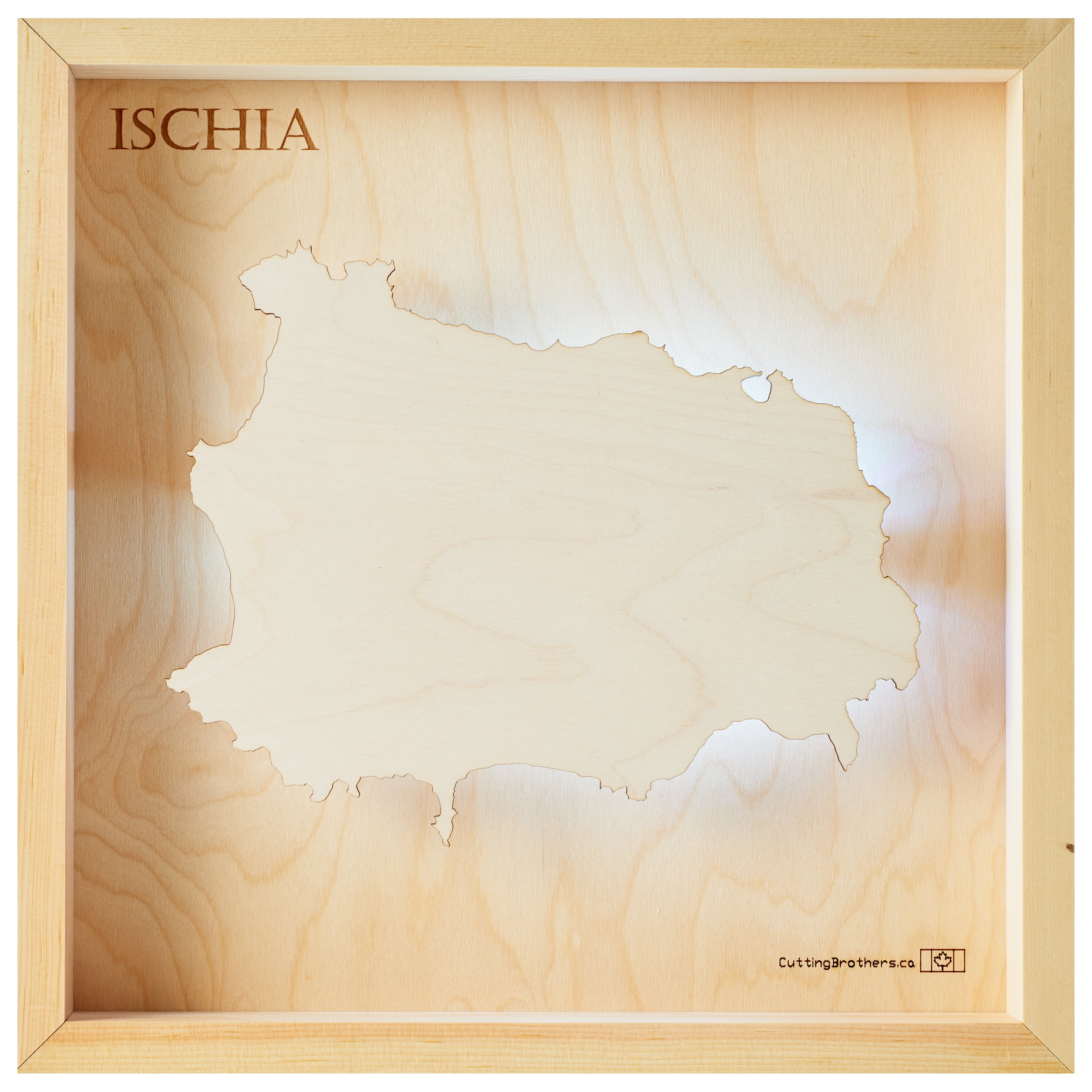 ISCHIA LED LIGHT WALL MAP - Version S