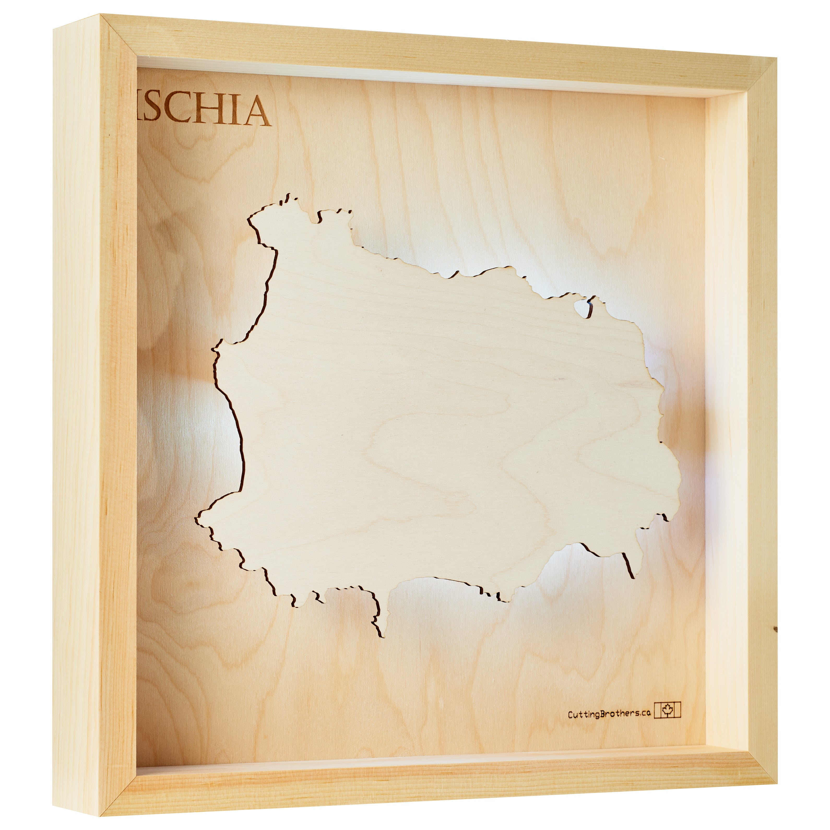 ISCHIA LED LIGHT WALL MAP - Version S
