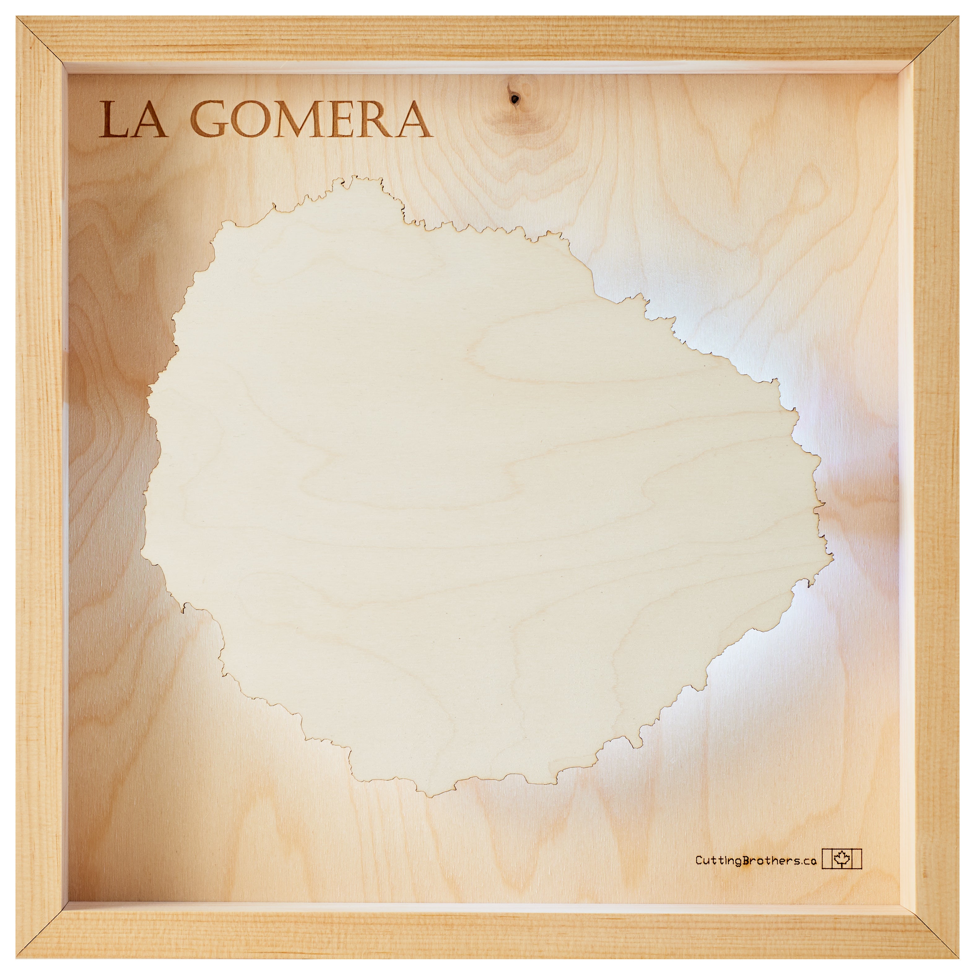 LA GOMERA LED LIGHT WALL MAP - Version S
