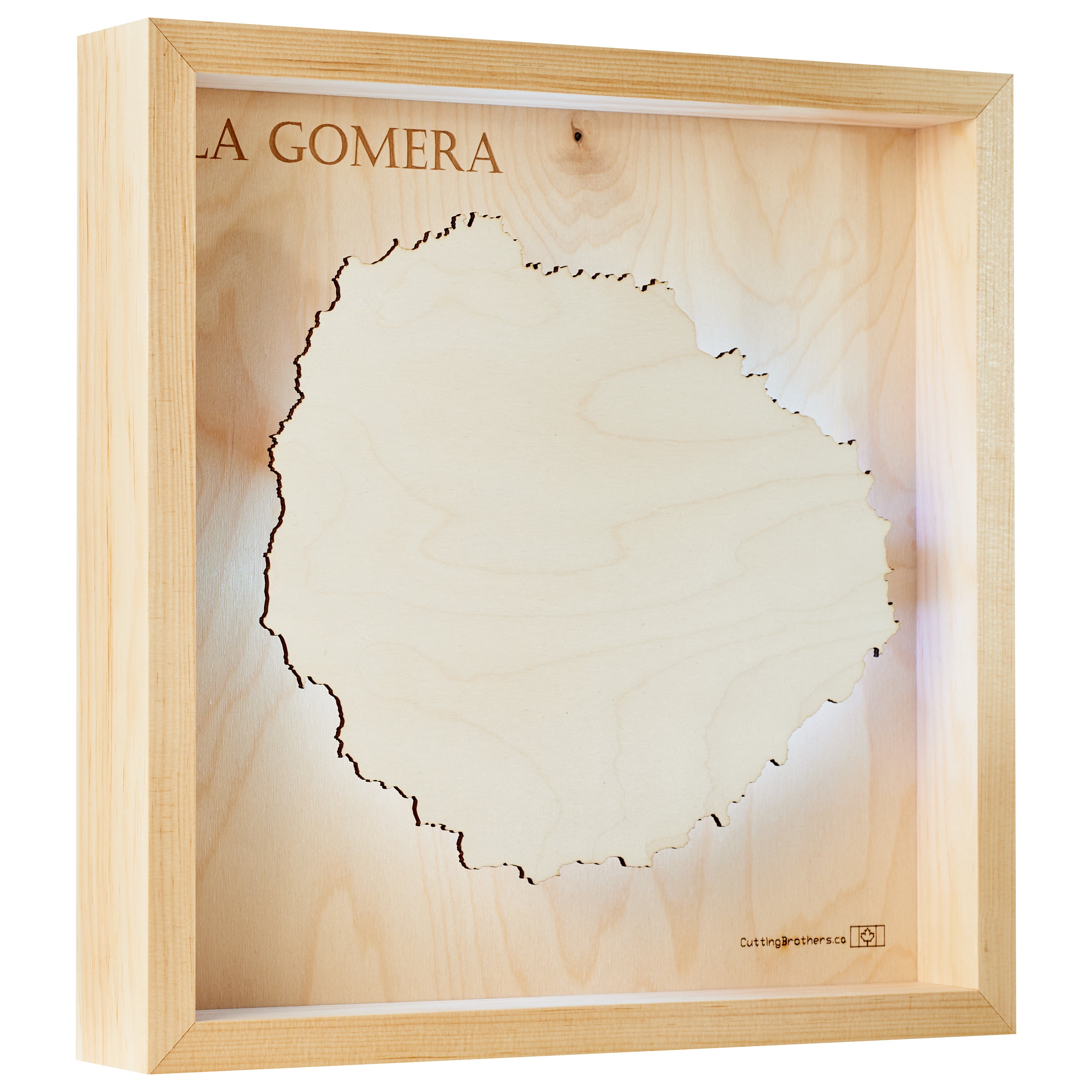 LA GOMERA LED LIGHT WALL MAP - Version S