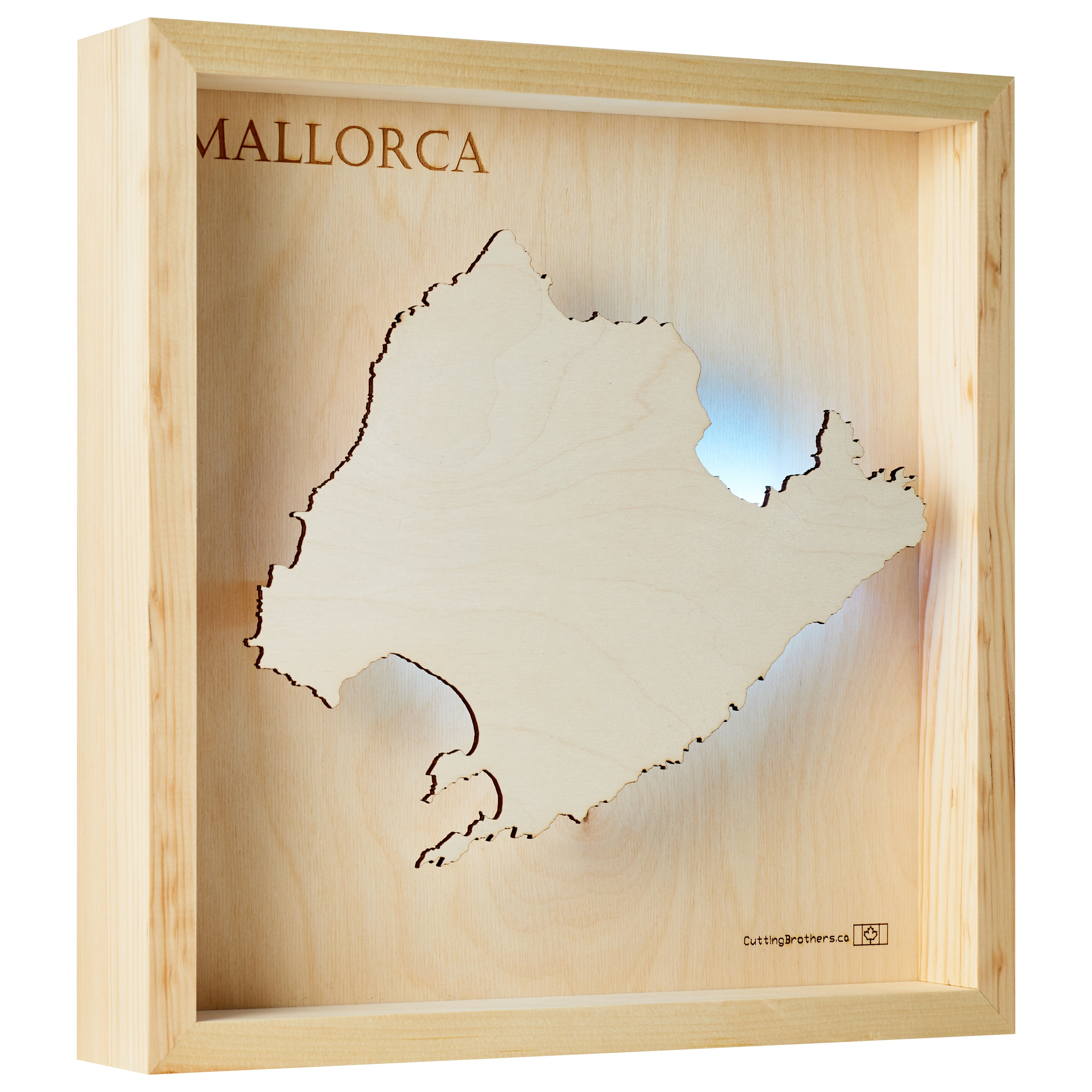 MALLORCA LED LIGHT WALL MAP
