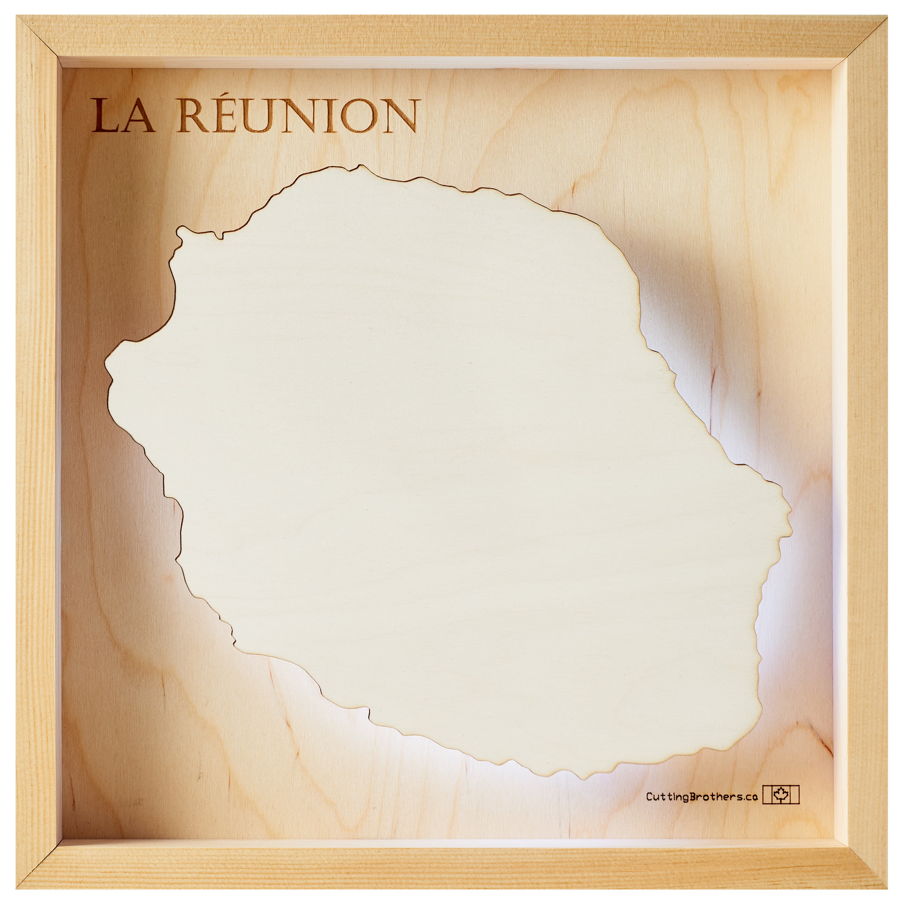 REUNION LED LIGHT WALL MAP - Version S